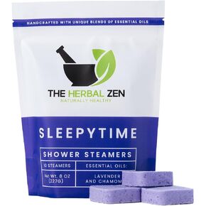 Lavender Shower Steamers Aromatherapy with Essential Oils, Made in the USA Shower Bombs, Shower Bomb Aromatherapy, Relaxing Gifts for Women, Spa Day Gifts, Birthday Gifts for Women and Men