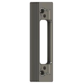 Angled Doorbell Mount compatible with Eufy E340 Security Video Doorbell (50-Degree, Black)