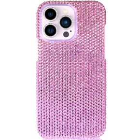 Bling Rhinestone for iPhone 14 Pro Max Case - Over 1400 High Quality Hand Glued Sparkle Diamond Case Compatible with iPhone 14 Pro Max for women girls-AB