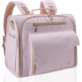 ALLCAMP Diaper Bag Large, Support Baby Stroller, Converted Into a Tote Bag
