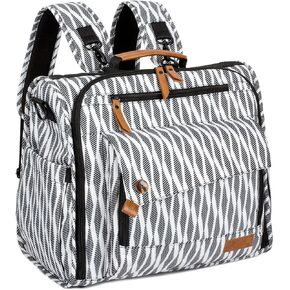 ALLCAMP Diaper Bag Large, Support Baby Stroller, Converted Into a Tote Bag