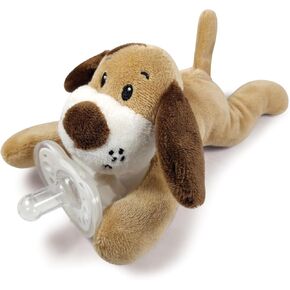 Detachable Pacifier Holder – Silicone Pacifier with Stuffed Animal – Removeable Baby Pacifier Holder for Cuddling with Comfort, (Monkey)
