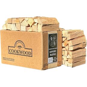 Toasted Oak 5 Inch Universal Cooking Firewood - 14lbs. ~1000cuin Premium Kiln Dried Cooking Wood for Grills, Smokers and Ooni, Solo, Bertello Pizza Ovens (Red and White Oak Hardwood) in Kuwait