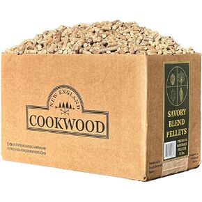 Toasted Oak 5 Inch Universal Cooking Firewood - 14lbs. ~1000cuin Premium Kiln Dried Cooking Wood for Grills, Smokers and Ooni, Solo, Bertello Pizza Ovens (Red and White Oak Hardwood)