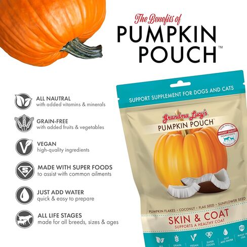 Grandma Lucy's Pumpkin Pouch Skin and Coat- 6oz in Saudi Arabia