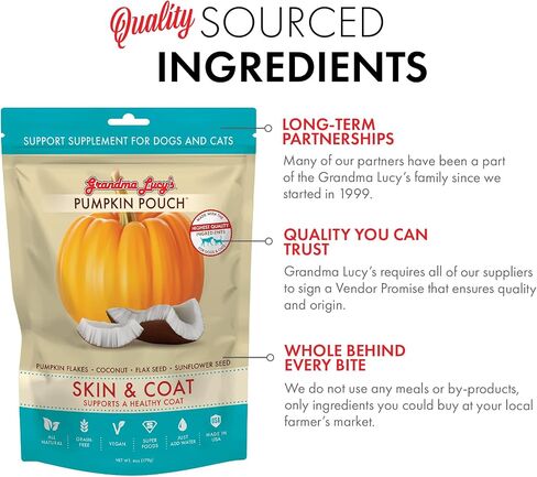 Grandma Lucy's Pumpkin Pouch Skin and Coat- 6oz in Saudi Arabia