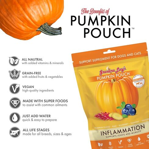 Grandma Lucy's Pumpkin Pouch Skin and Coat- 6oz in Saudi Arabia