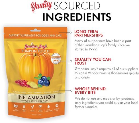 Grandma Lucy's Pumpkin Pouch Skin and Coat- 6oz in Saudi Arabia