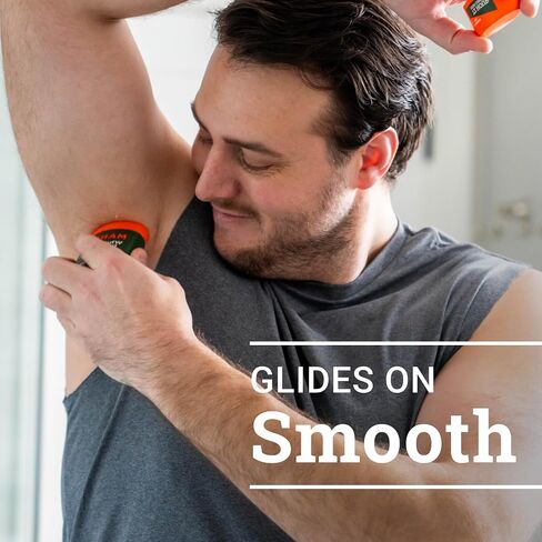 Mando Whole Body Deodorant For Men - Smooth Solid Stick - 72 Hour Odor Control - Aluminum Free, Baking Soda Free, Skin Safe - 2.6 Ounce (Pack of 2) - Unscented in Kuwait