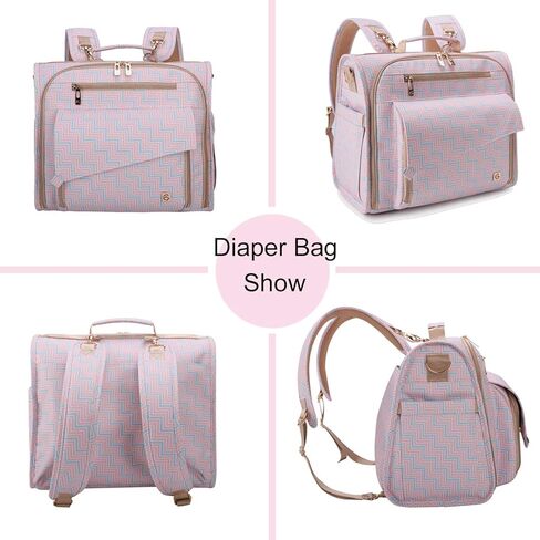 ALLCAMP Diaper Bag Large, Support Baby Stroller, Converted Into a Tote Bag in Kuwait