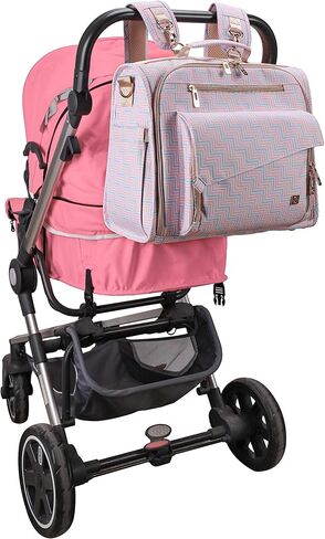 ALLCAMP Diaper Bag Large, Support Baby Stroller, Converted Into a Tote Bag in Kuwait