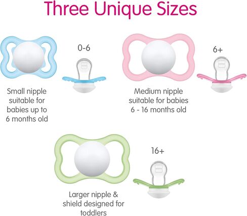 MAM Air Night Pacifiers (1 Sterilizing Pacifier Case), MAM Sensitive Skin Pacifier 6+ Months, Glow in the Dark Pacifier, Best Pacifier for Breastfed Babies, Baby Boy Pacifiers, 6-16 - 2 Ct (Pack of 1) in Kuwait