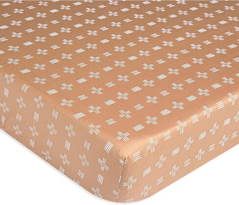 Crane Baby Safari Animal Crib Sheet, Fitted Crib Sheets, 28x52 Standard Size Crib Sheets, Cotton Nursery Bedding, Safari Nursery Decor, Safari Crib Sheets, Crib Sheets Cotton in Saudi Arabia
