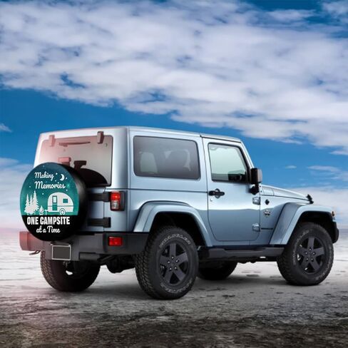 Abstract Moon Moon Spare Tyre Cover Mountain Tree Mountain Groof-Proof Guffal Wheel Wheel Tyre Covers in Saudi Arabia