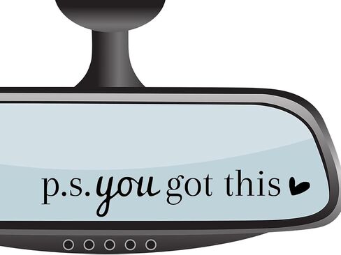 4 x You Are Amazing Rearview Mirror Decal,Car Decal For Women,Rear View Mirror Sticker,Car Window Decal,Vanity Mirror Decal,Affirmation Sticker,Water Bottle Sticker,Car Mirror Sticker,Tumblers Sticker in Kuwait
