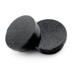 Protective TPU Caps Multi 5 Pack for Vials | 1ml, 2ml, 3ml, 4ml, 5ml, 7ml, 10ml, 20ml, 30ml, 50ml, 100ml Peptide Accessories (Black, 1-4ml (5 Caps))