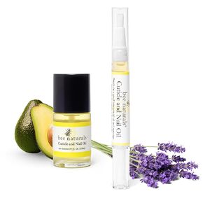 Natural Nail Care Kit - Natural & Non-Toxic Nail and Cuticle Care Set with Vitamin E - Softens & Protects - Ideal Gift for Repairing Cuticles and Nails Bee Naturals.