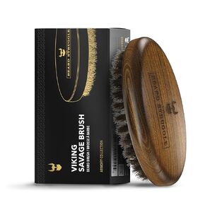 The Beard Struggle Viking Roller Brush - Heat-Resistant Round Hair Brush for Styling Hair or Beard - Reduce Frizz & Tangles - Beard Brush for Men