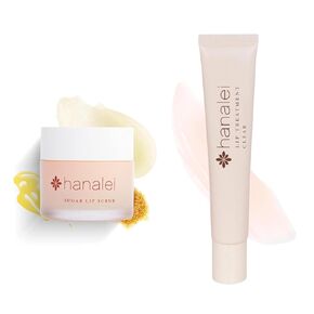 Vegan and Cruelty-Free Sugar Lip Scrub Exfoliator by Hanalei – Made with Hawaiian Cane Sugar, Kukui Oil, and Shea Butter to Exfoliate, Smooth, and Brighten Lips Made in the USA (22 g)