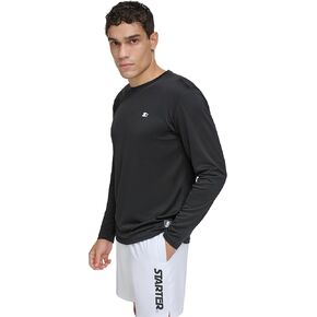 Starter Men's Quick Dry Long Sleeve Lightweight UPF Active Top