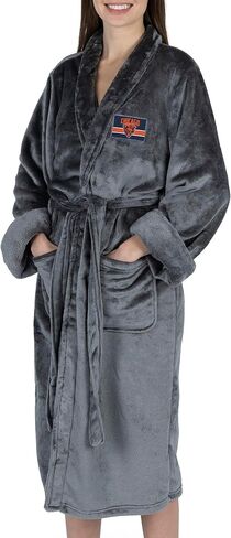 Northwest NFL Los Angeles Chargers Silk Touch Bath Robe, Small/Medium, Rollout Charcoal in Saudi Arabia