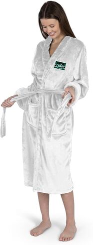 Northwest NFL Los Angeles Chargers Silk Touch Bath Robe, Small/Medium, Rollout Charcoal in Saudi Arabia