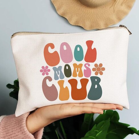 Cool Moms Club Gift, Mom Makeup Bag, Cool Mom Handbag, Gift For Mother, Mother's Day Gift, New Mom Gift, Mom Birthday Gift, Mom Life (Cool Moms Club) in Saudi Arabia