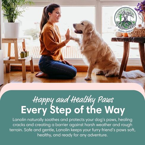 100% Pure Lanolin Cream - Handmade, Unrefined Balm for Dry & Itchy Skin, Cracked Lips, Breastfeeding, Baby Care, Moisture-Rich, Nursing Essentials & Petroleum-Free, Perfect for Hands, Face & Paw Care in Saudi Arabia