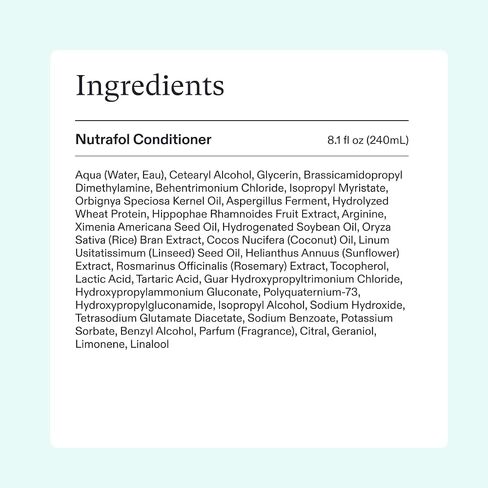 Nutrafol Conditioner, Physician-formulated for Thinning Hair, Moisturizing, Strengthening and Color Safe, Lightweight Protection in Saudi Arabia