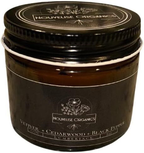 Nouvelise Organics: Essence Essence المصنوعة يدويًا مرطبًا الشحم - 100 ٪ من الشحم يتغذى على العشب ، وزيت الجوجوبا العضوي ، والزيوت العطرية للوردية العضوية والزيت العطري Neroli العضوي | الجسم كله ووجه | لجميع أنواع البشرة | معطر - برتقالي حلو (1.7 أوقية) in Kuwait