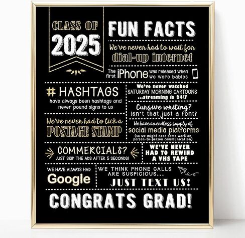 Katie Doodle - Super Cute ، فئة زخارف التخرج من 2024 ، (مصنوعة يدويًا في الولايات المتحدة الأمريكية) ، 2024 ديكور التخرج ، هدايا التخرج ، 2024 زخارف حفل التخرج ، الأسود والذهبي ، 2024 in Kuwait