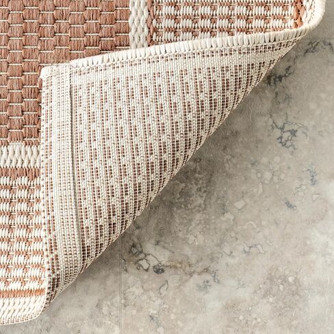 nuLOOM Gris Contemporary Indoor/Outdoor Area Rug, 4x6, Beige in Saudi Arabia