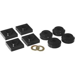 Prothane (6-1601-BL) 76 & Earlier Ford F150/250 Transfer Case Mounts - Black