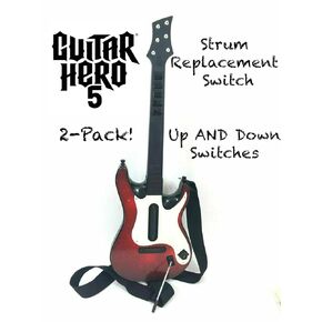 2 Pack Guitar Hero Repair Replacement Strum Switch | GH 5 Les Paul | PS3 XBOX 360 WII