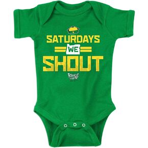 Rookie Wear By Smack Apparel Saturdays Onesie for Oregon College Fans (NB-18M)