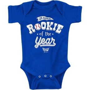 عشاق البيسبول في لوس أنجلوس. طقم قطعة واحدة ملكي من Rookie of The Year (قطعة واحدة، 18 شهرًا) in Kuwait
