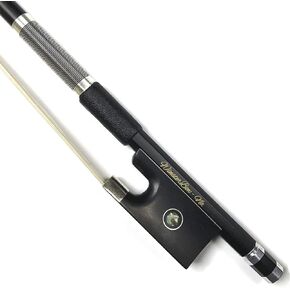 Carbon Fiber Violin Bow 1/2 Violin Bow Unbleached White Horse Hair Art No.VN108…