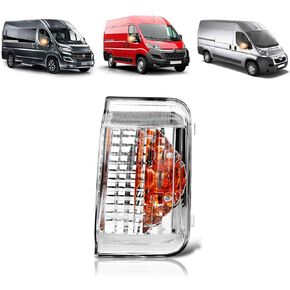 TangMiGe 1PCS Left side Blinker Turn Signal Light for Ram ProMaster 1500 2500 3500 2014-2021, 6325H3 / 71748254, Side Marker Mirror Indicator, Original Design, without Bulb