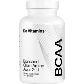 Branched Chain Amino Acids (BCAA) Capsules, Vegan AjiPure BCAAs, 1 on Labdoor, 2:1:1, 2100 mg, Amino Acids Supplement, Keto, Paleo, Third-Party Tested, 90 Count