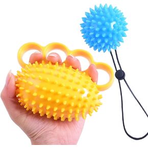 2 Pack Hand Exerciser Grip Strengthener Ball, Squeeze Stress Therapy Balls for Hand Exercise