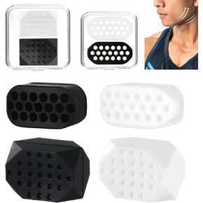 Jaw Exerciser for Men Women,4 Resistance Levels Jawline Exerciser Silicone Jaw Trainer Mewing Jaw Line Jaw Workout Device Face Exerciser Jaw Toner jawshaper