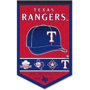 Texas Rangers Heritage History Banner Pennant