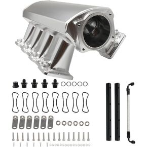 مشعب السحب لرؤوس منافذ كاتدرائية LS لمحركات LS1 LS2 LS6 LS المتوافقة مع Chevy 4.8 5.3 5.7 6.0 (أسود 92 مم)