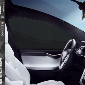 DIY-MotoShield Pro Premium Nano Ceramic Tint (5% VLT) 20" in x 10’ ft Roll | Professional Window Film for Auto, Reduce Infrared Heat & Block UV by 99%