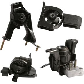 4pcs Motor Mounts Set Kit Fits Automatic Transmission Only Compatible with Toyota Corolla (03-08), Matrix (03-06), Pontiac Vibe (03-07) - 1.8L 4Cylinder Engine Mounts, All Motor Mounts