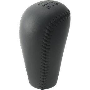6 Speed Leather Manual Gear Shift Knob for Toyota for Tacoma 2005-2015, Black