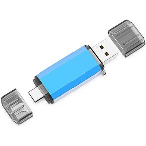 32GB Type-C Flash Drive 5-Pack, KOOTION 2-in-1 USB C Flash Drive USB-A&USB-C 3.0 Dual Drive OTG, Thumb Drive Memory Stick for Android Smartphone/Tablet/PC