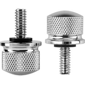 Chrome Seat Screw Quick Mount Bolt Compatible with Harley Davision Street Glide special Electra Glide Ultra Limited 1996-2022(Pack of 2)