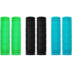 6 Pieces Bike Handlebar Grips Premium Non-Slip Bicycle Handlebar Grips Cover for Bikes Scooters BMX Mountain Bikes Scooters Cruiser Tricycle (6 Pcs)