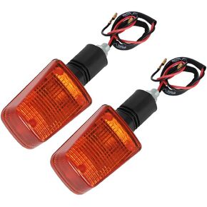 Motoparty Short-stem Turn Signals for Suzuki DR350 DR650 DR 125 200 250 350 650 GSXR 750 1100 with Good Durability and Waterproof Performance